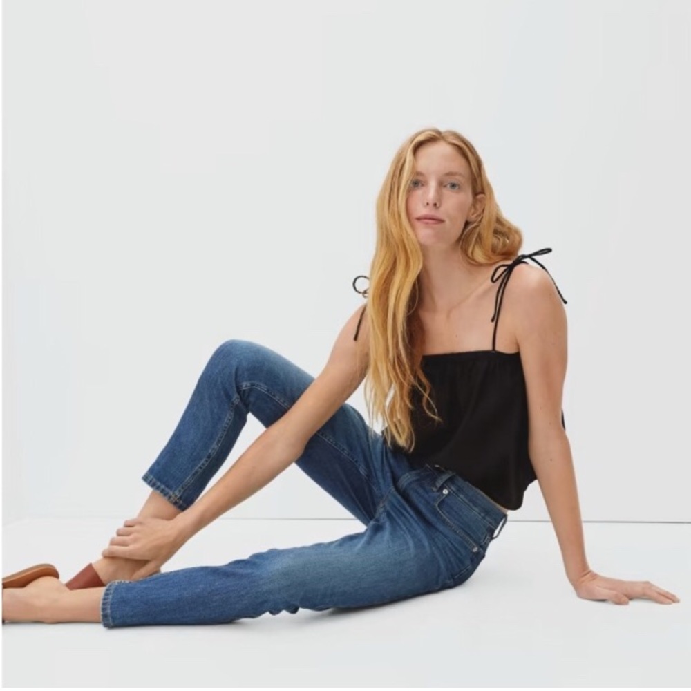Everlane Super soft relaxed jean 27 27L vintage dk blue